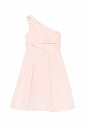 Abito monospalla plissettato ELISABETTA FRANCHI KIDS | EFAB6740TV033C036